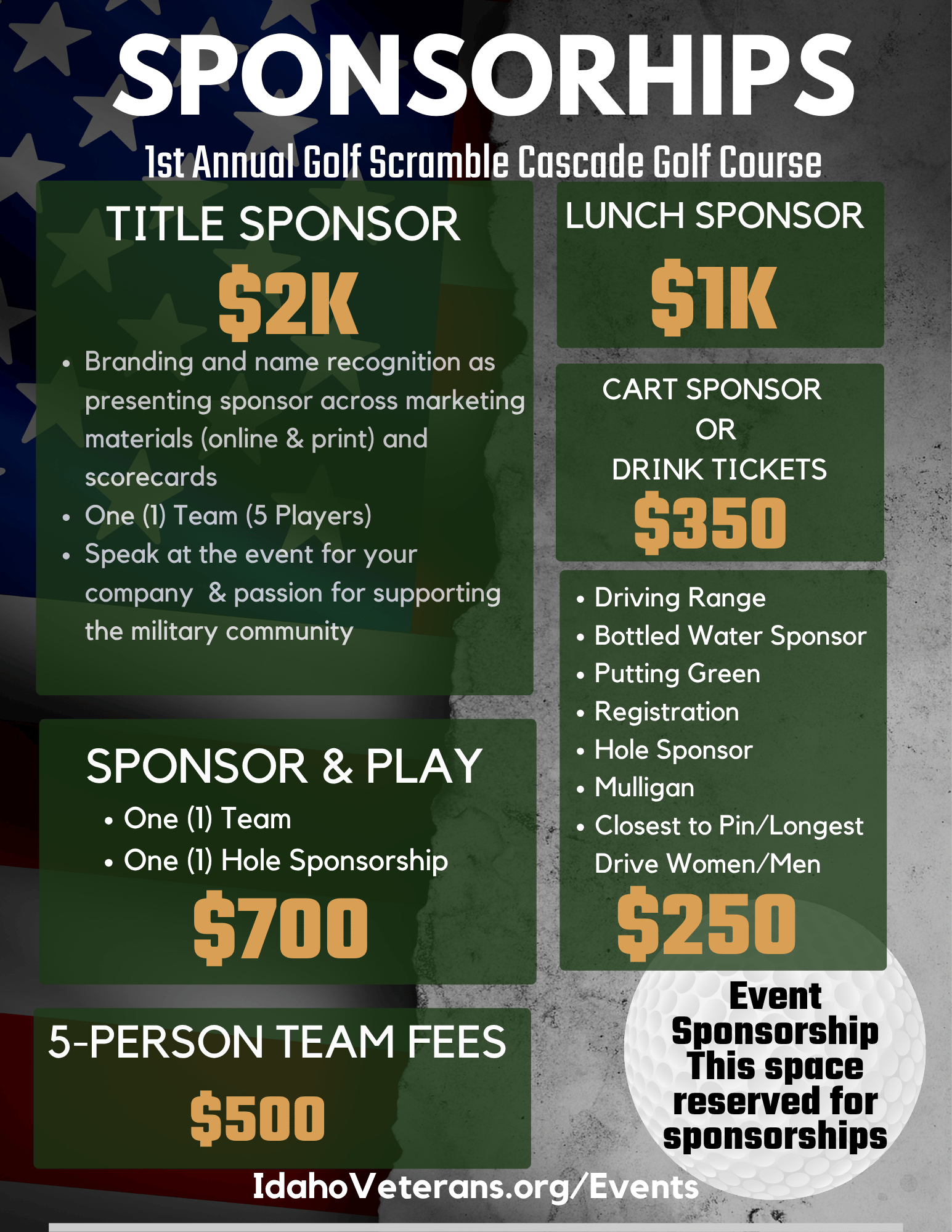 Cascade Golf Tournament Sponsorship-1 Cascade Golf Tournament Sponsorship-1