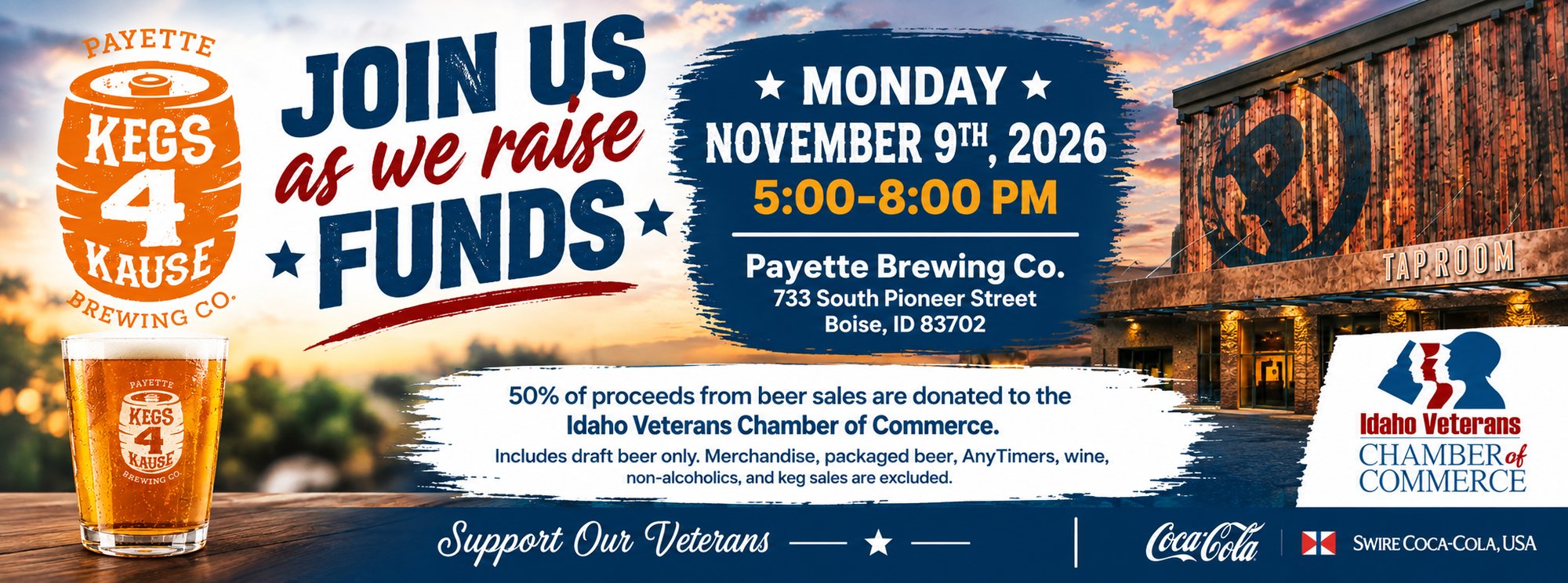 Payette Kegs 4 Kause Veterans Fundraiser
